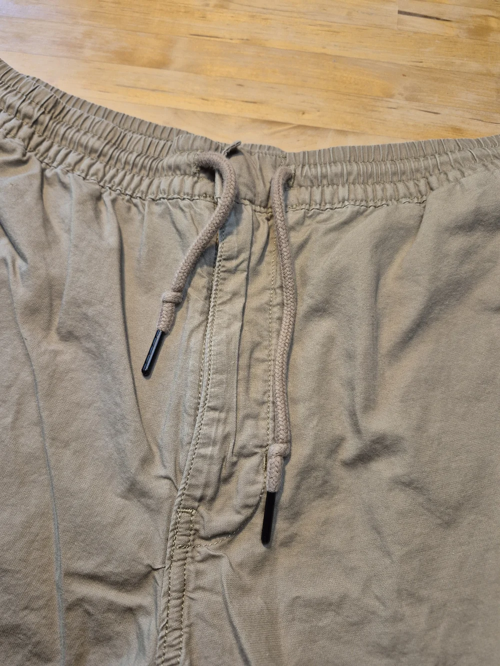 Patagonia Men's Light Khaki Elastic Waist Shorts